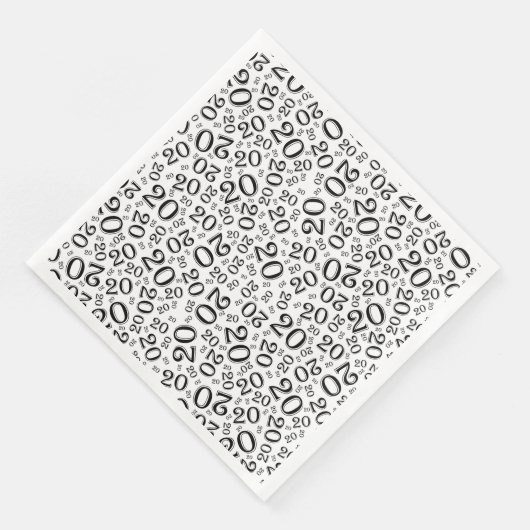 20th Age Random Number Pattern Black/White (コーナー)