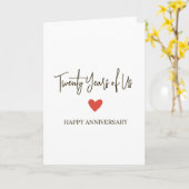 20th Anniversary – Twenty Years of Us カード (黄色い花)