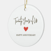 20th Anniversary – Twenty Years of Us セラミックオーナメント (左)