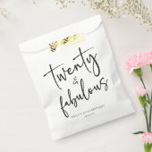 20th Birthday Party フェイバーバッグ (封をした状態)