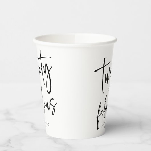 20th Birthday Party 紙コップ (左)