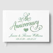 20th Emerald Wedding Anniversary ゲストブック (正面)