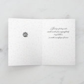 20th Employee Anniversary Sky、カスタマイズ可能なブラック カード (内部)