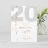 20th Twentieth Birthday Modern Twenty Party  招待状 (スタンド正面)