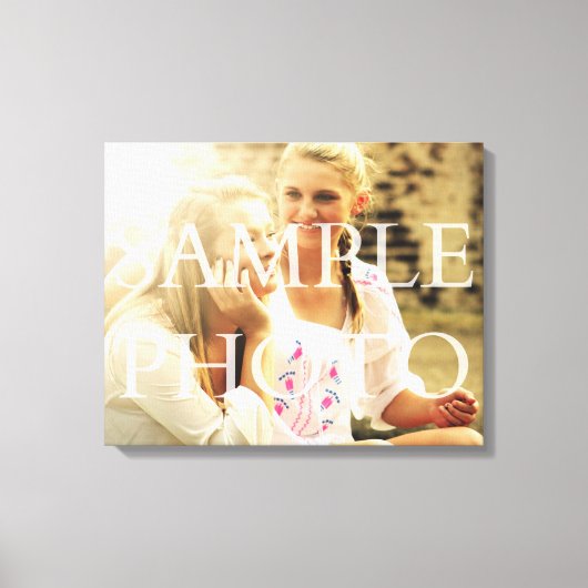 20x16カスタム写真 キャンバスプリント (正面)