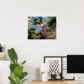 20x16ハゲ離れワシの巣 ポスター (ホームオフィス)