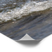 20x16白いドイツのシェパード湖ジョージ ポスター (角)