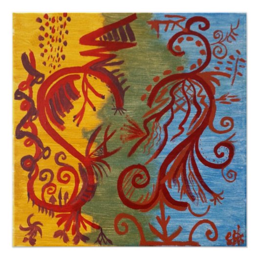 20x20アートポスター ポスター (正面)