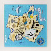 20x20フランスのColorblind Peopleパズル地図 ジグソーパズル (横)