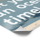 20x20海のJoy引用文ポスター ポスター (コーナー)