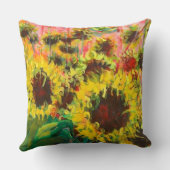 20X20綿赤い牛枕 クッション (裏面)