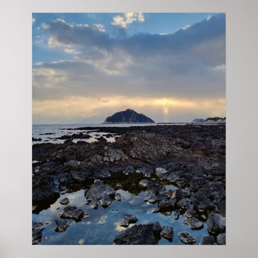 20x24 済州島 西帰浦 海岸 韓国 写真プリント ポスター (正面)