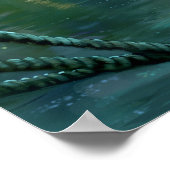 20x28の猫の目印のポスター ポスター (角)