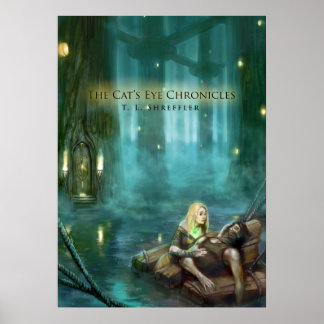 20x28の猫の目印のポスター ポスター