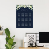 20x28インチ12テーブル10座席表ポスター ポスター (ホームオフィス)