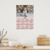 20x28 Photo Blush 2026 Calendar ポスター (キッチン)