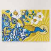 20x30ピーコックパズル(色覚異常者用) ジグソーパズル (横)