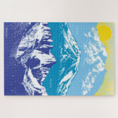 20x30西米ピークスパズル(色盲人向け) ジグソーパズル (横)