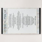 20x30" Large Puzzle Nicene Creed 1014 Piece ジグソーパズル (横)