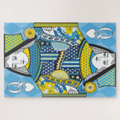 20x30 Queen of Colorblind Peopleのハートパズル ジグソーパズル (横)