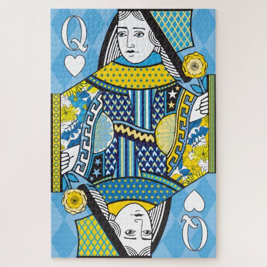 20x30 Queen of Colorblind Peopleのハートパズル ジグソーパズル (縦)