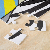 20x30 Safariパズル(色盲の人のための) ジグソーパズル (側面)