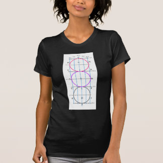 20x60mの馬場馬術裁判所**円** tシャツ