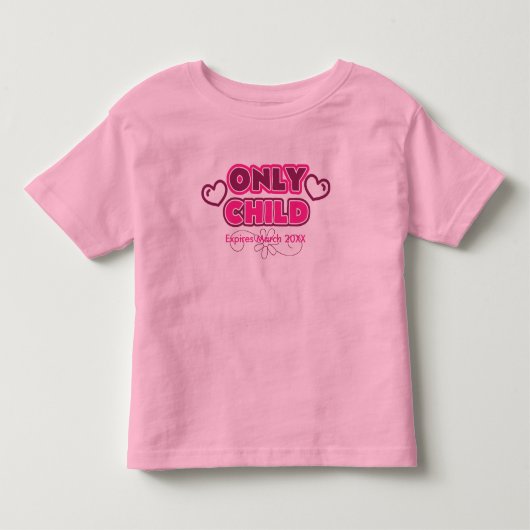 20XXが期限切れになる子のみ トドラーTシャツ (正面)