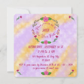 20XXさようなら、20XXこんにちは 招待状 (裏面)