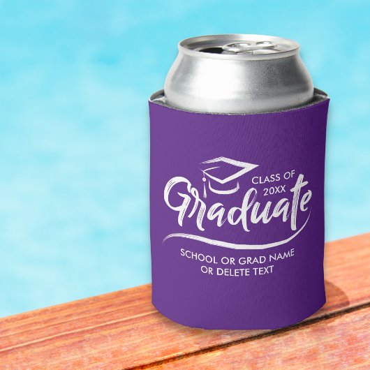 20XXの卒業クラスあなたの学校の色のカスタム 缶クーラー