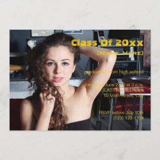 20xxの卒業クラス 招待状