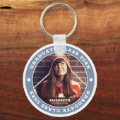 20XXの大学院の卒業写真 キーホルダー (正面)