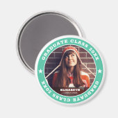 20XXの大学院の卒業写真 マグネット (正面/裏面)