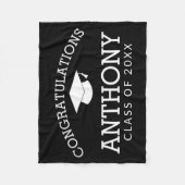 20xxの大学院生おめでとうございますモダン- フリースブランケット (正面)