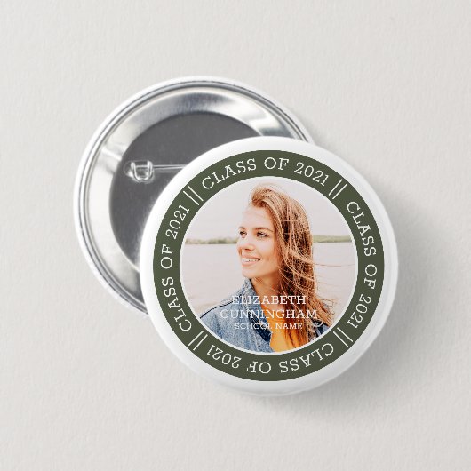 20XXの大学院 |卒業モダン写真 缶バッジ (正面&裏面)