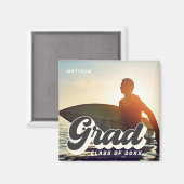 20XXのGrad Classレトロヴィンテージシンプル写真 マグネット (正面/裏面)