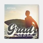 20XXのGrad Classレトロヴィンテージシンプル写真 マグネット (正面)
