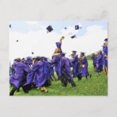 20XXアフリカ系アメリカ人写真卒業クラス ポストカード (正面)