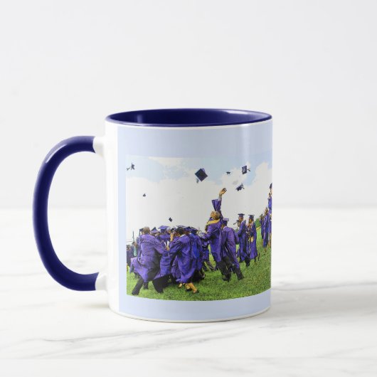 20XXアフリカ系アメリカ人写真卒業クラス マグカップ (左)