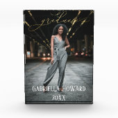 20XXエレガント写真アクリルブロックのクラス フォトブロック (正面)