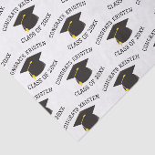 20xxカスタムブラック卒業キャップギフトのクラス 薄葉紙 (詳細)