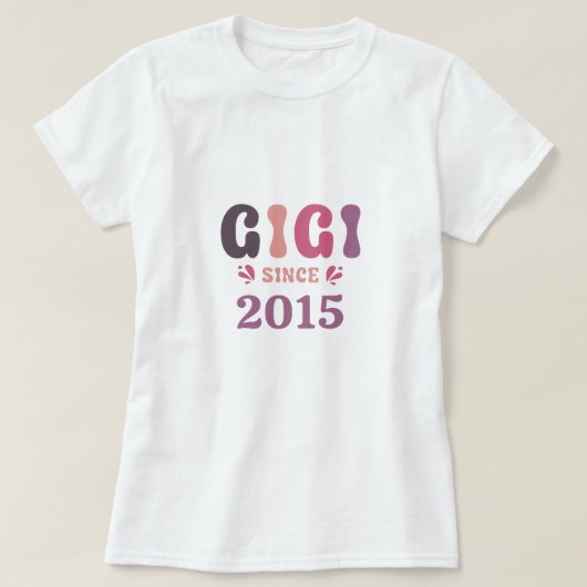 20xxカスタムマザーズ・デイ・ギフト以来おばあちゃんギギ tシャツ (デザイン正面)