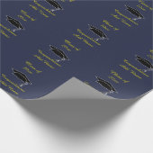 20xxクラスの卒業パーソナライズされたギフトラップ ラッピングペーパー (角)