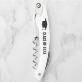 20XXクラスの卒業式パーティワインボトルオープナー ソムリエナイフ (正面)