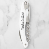 20XXクラスの卒業式パーティワインボトルオープナー ソムリエナイフ (裏面)