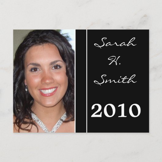 20XXクラスの卒業招待状 インビテーションポストカード (正面)