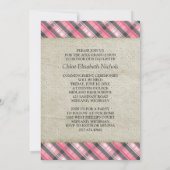 20XXクラスの卒業発表 招待状 (裏面)