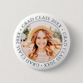 20XXクラスモダンのシンプルカスタム写真 缶バッジ (正面)