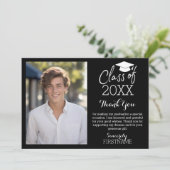 20XXクラス卒業ありがとうございました写真 カード (スタンド正面)