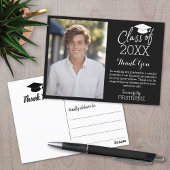 20XXクラス卒業ありがとうございました写真 カード